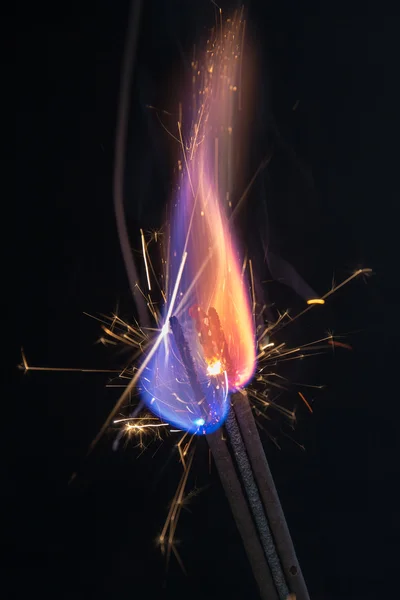 밝은 불꽃 점화 — 스톡 사진