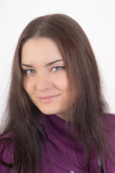 Girl with long hair — Stock Photo, Image