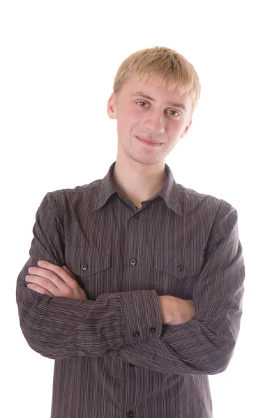 Hombre confiado en camisa —  Fotos de Stock