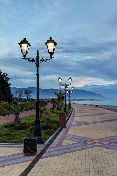 Promenade i byen – stockfoto