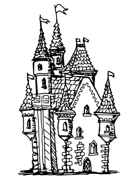 Hrad — Stockový vektor