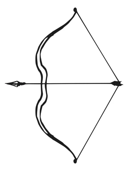 Pfeil und Bogen — Stockvektor