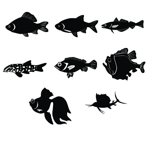 Illustrazione del pesce — Vettoriale Stock