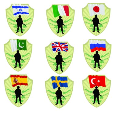 Ordu İngiltere, Türkiye, İsveç, İspanya, Rusya, Pakistan, Japonya