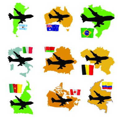 Arjantin, Brezilya, Avustralya, İtalya, Beyaz Rusya, Belg fly Me