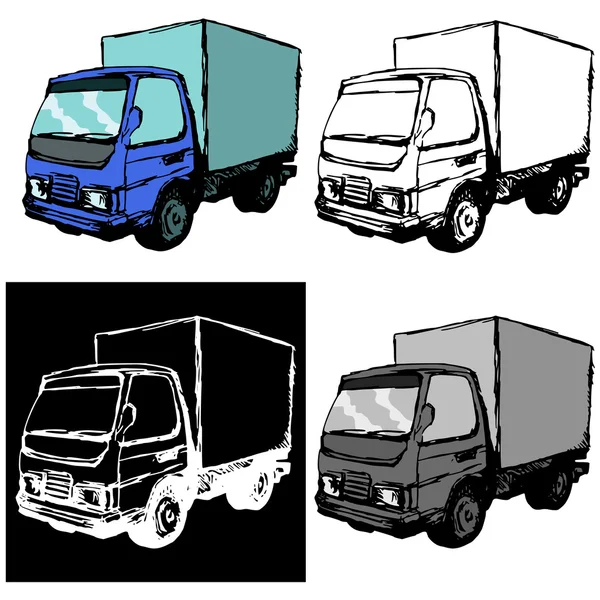 Small truck — Stock Vector