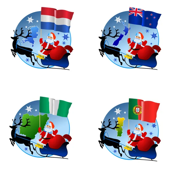 Merry Christmas, New Zealand! — Stock Vector © Perysty #4191662
