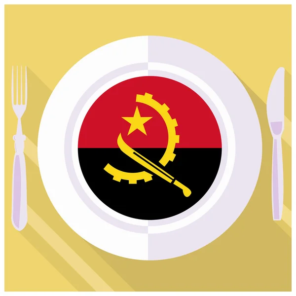 Cuisine de l'Angola — Image vectorielle