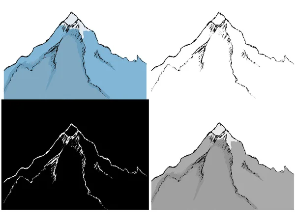 Montanha — Vetor de Stock