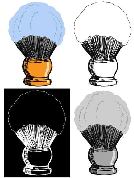 Cepillo de afeitar — Archivo Imágenes Vectoriales