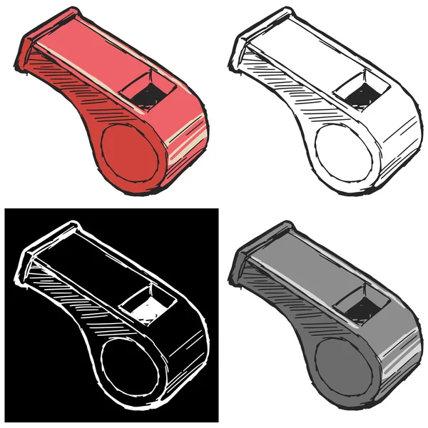 Silbato. — Archivo Imágenes Vectoriales