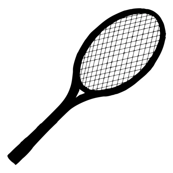 Tennisschläger — Stockvektor