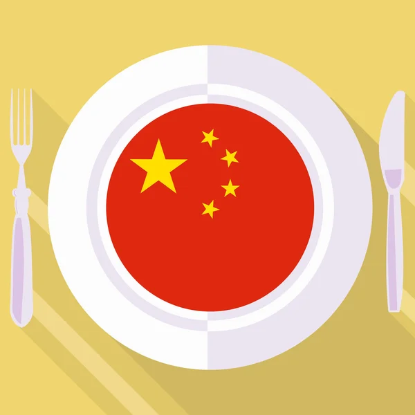 Keuken van China — Stockvector