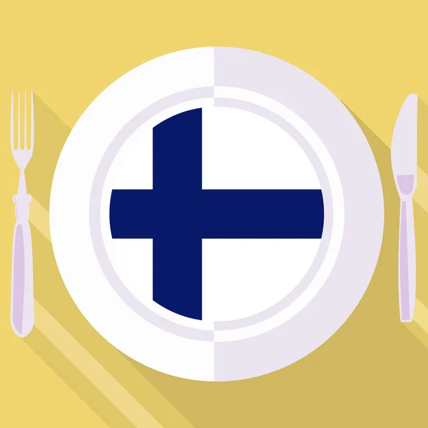 Cuisine de Finlande — Image vectorielle