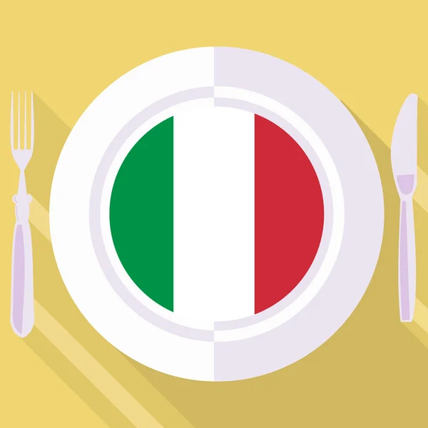 İtalya'nın mutfak — Stok Vektör