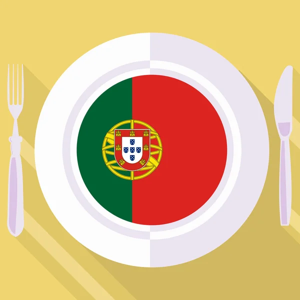 Cocina de Portugal — Archivo Imágenes Vectoriales