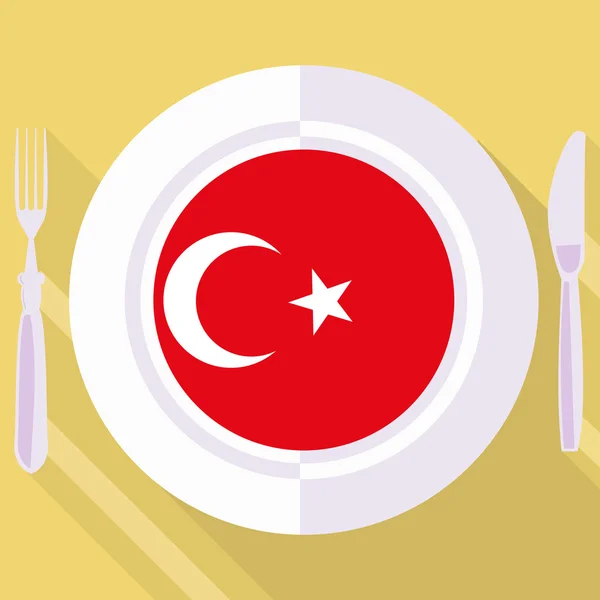 Κουζίνα της Τουρκίας — Διανυσματικό Αρχείο