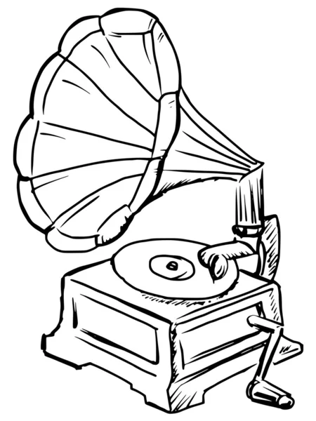 Phonograph — Stockvektor