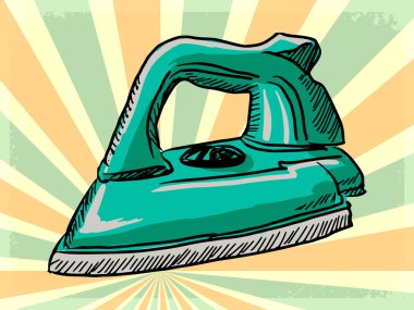 demir ile antika arka plan