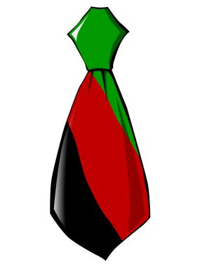 kravat içinde bayrak