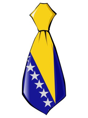 kravat içinde bayrak