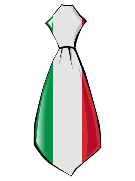Bandeira em gravata — Vetor de Stock
