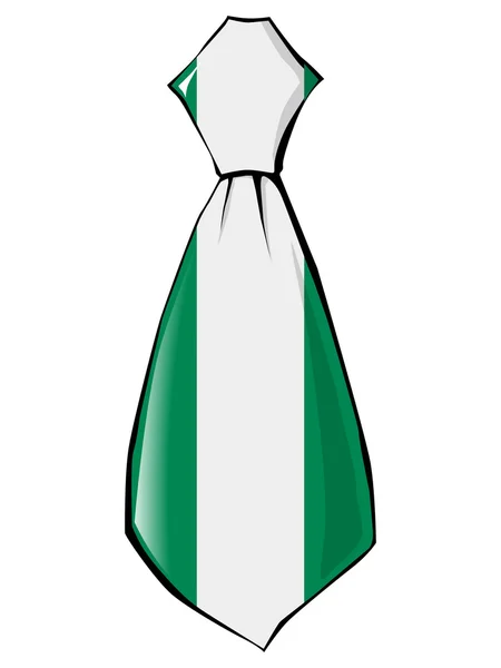 Flagge mit Krawatte — Stockvektor