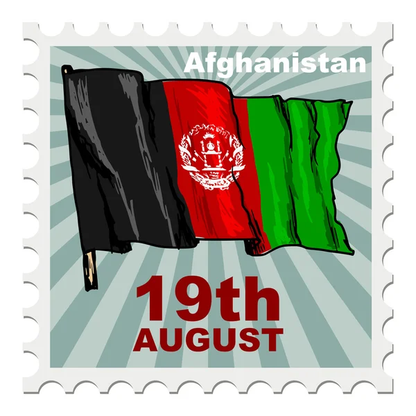 Nationaldagen i Afghanistan — Stock vektor