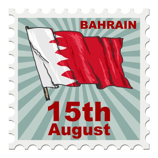 National day of Bahrain — Stock Vector
