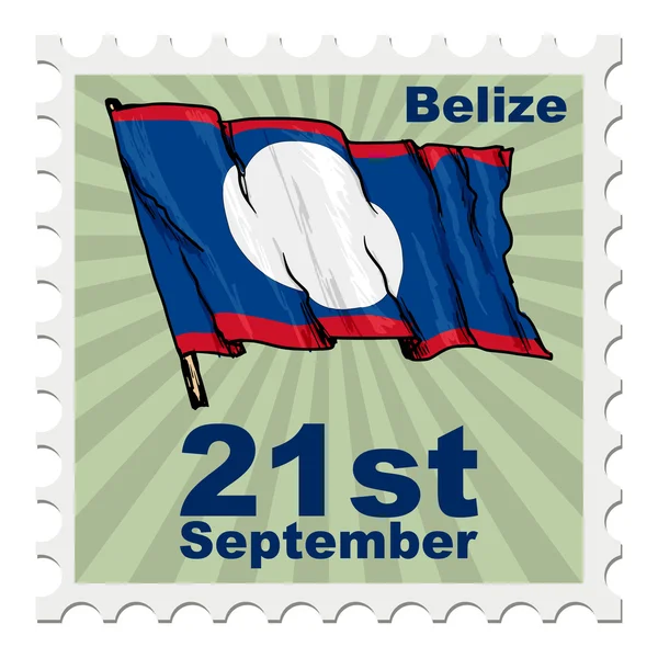 Journée nationale du Belize — Image vectorielle