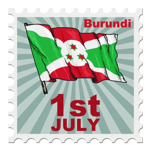 Ziua Națională a Burundi — Vector de stoc