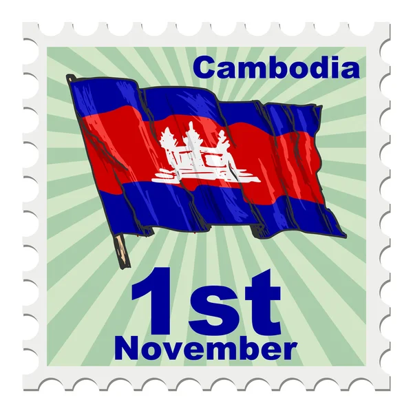 Národní den Kambodže — Stockový vektor