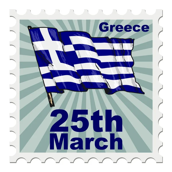 Narodowy Dzień Grecja — Wektor stockowy