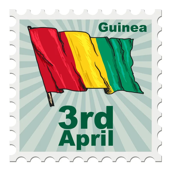 National day of Guinea — Stock Vector