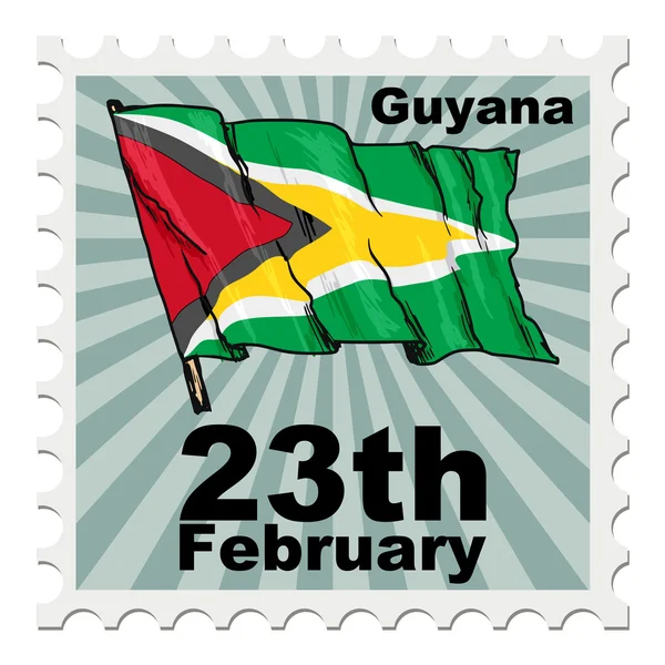 Dia nacional de guyana — Vetor de Stock