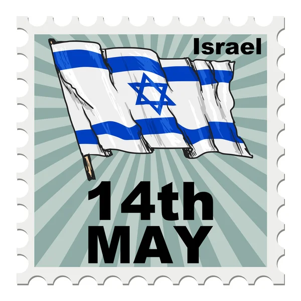 Nationale dag van Israël — Stockvector