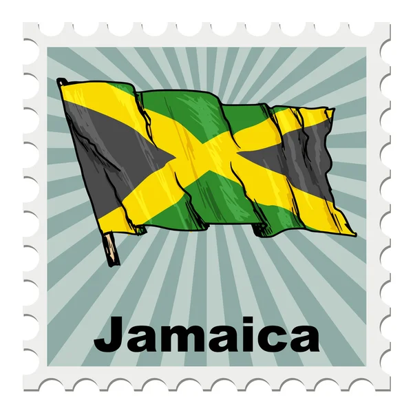 国庆日的牙买加 — 图库矢量图片
