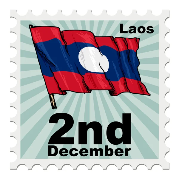 National day of Laos — Stock Vector