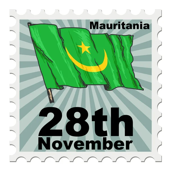 A mauritániai nemzeti nap — Stock Vector