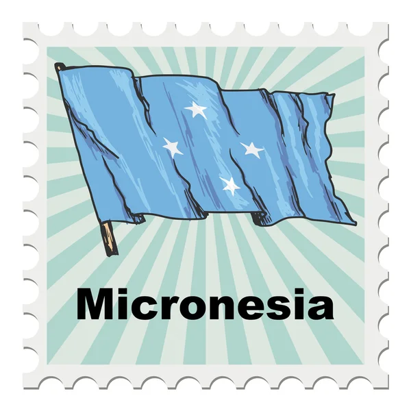 Dia nacional de micronesia — Vetor de Stock