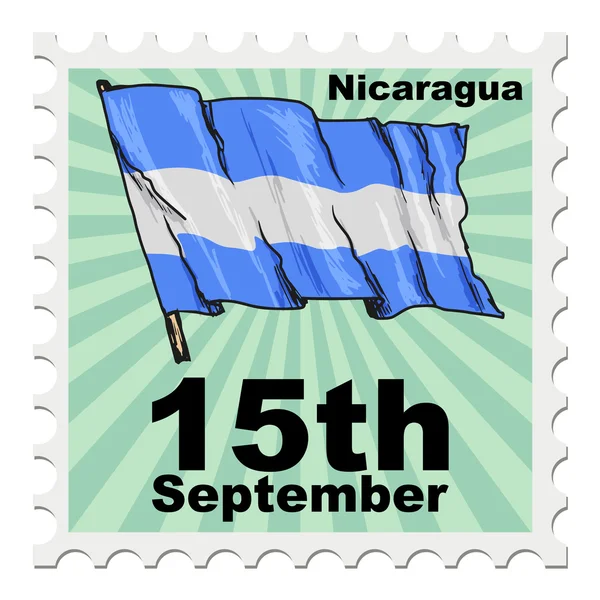 Giornata nazionale del Nicaragua — Vettoriale Stock