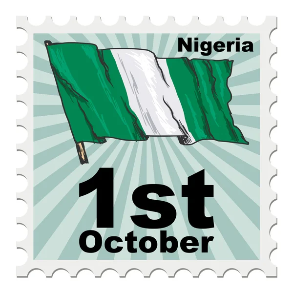 National day of Nigeria — Stock Vector