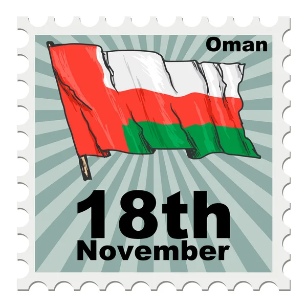 Narodowy Dzień Omanu — Wektor stockowy