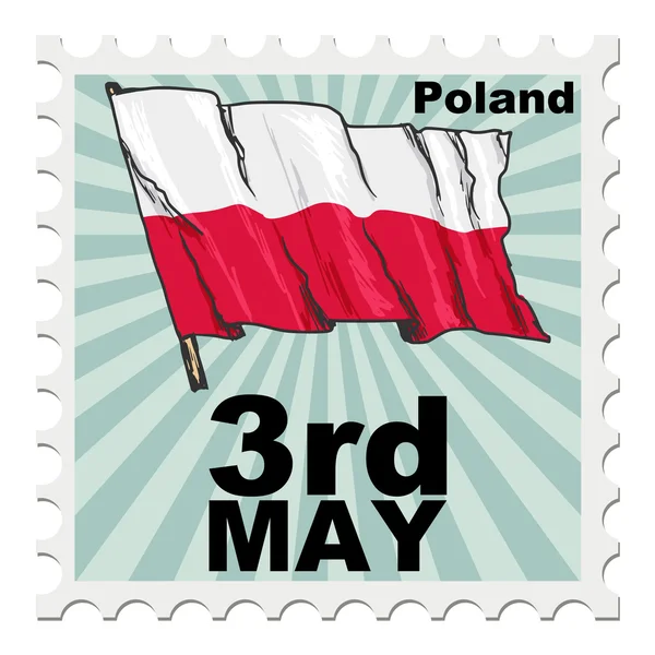 National day of Poland — Stock Vector