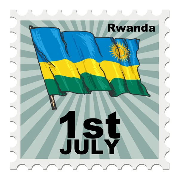 National day of Rwanda — Stock Vector