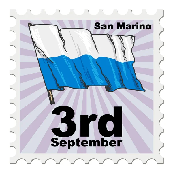 National day of San Marino — Stock Vector