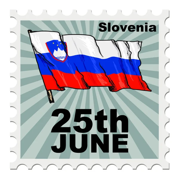 Dia nacional de slovenia — Vetor de Stock