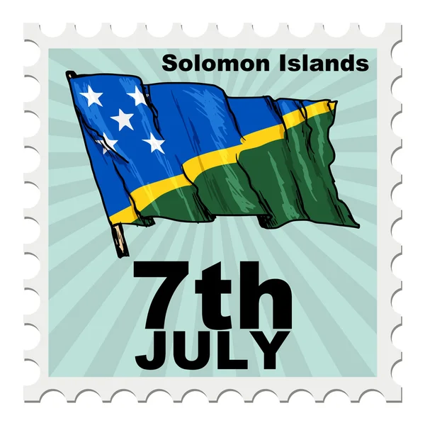 Solomon Islands nationaldag — Stock vektor