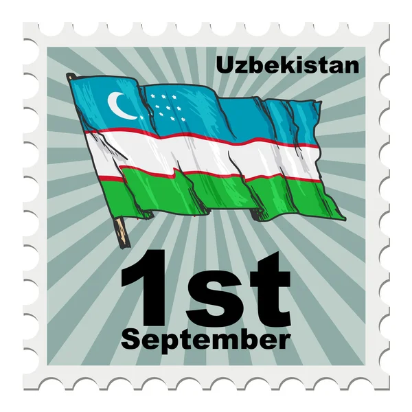 Özbekistan Milli günü — Stok Vektör