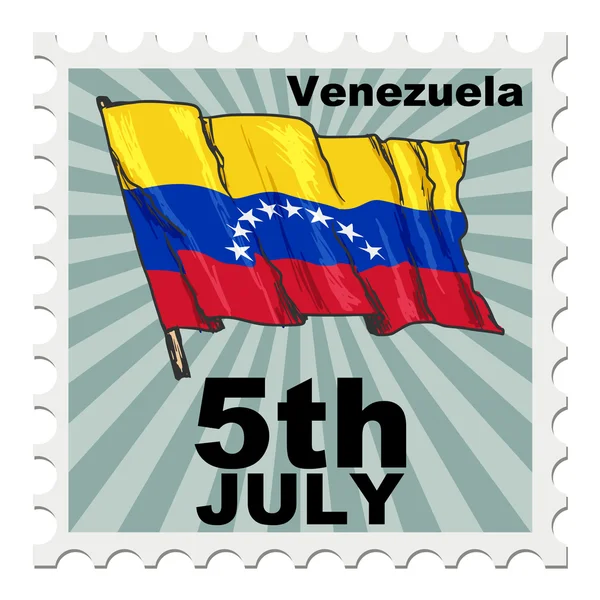 Día nacional de Venezuela — Vector de stock